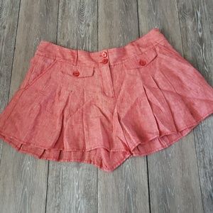 London Jean vintage pleated high rise shorts size 14